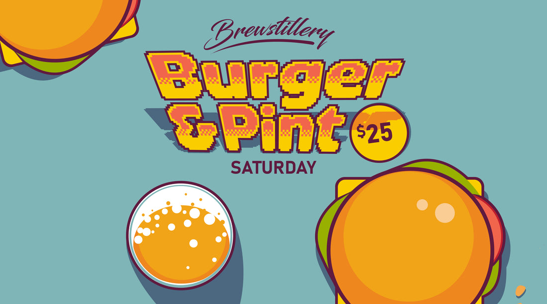 Burger & Pint for $20 in Willunga Brewery Shifty Lizard Brewing