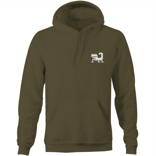 Lizard - AS Colour Stencil - Pocket Hoodie Sweatshirt